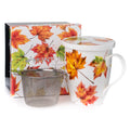 Maple Leaf Forever Tea Mug W/Infuser and Lid