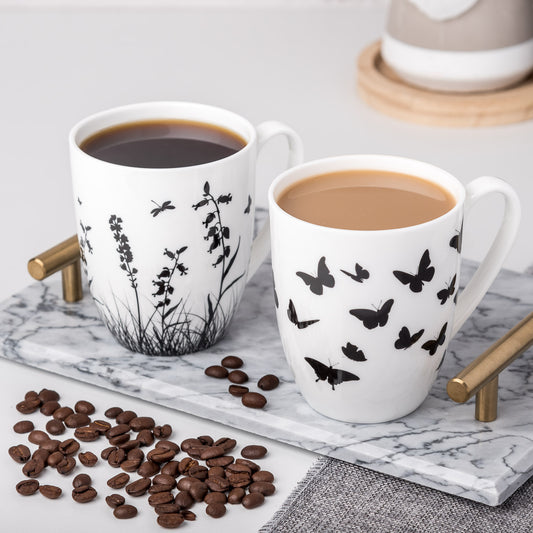 Meadow Silhouette Mug Pair