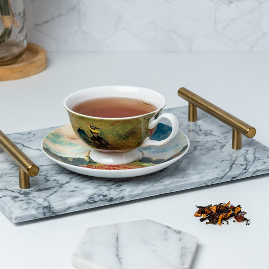 Monet Poppies Cup & Saucer
