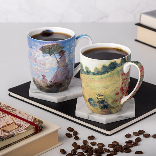 Monet Scenes With Women Mug Pair