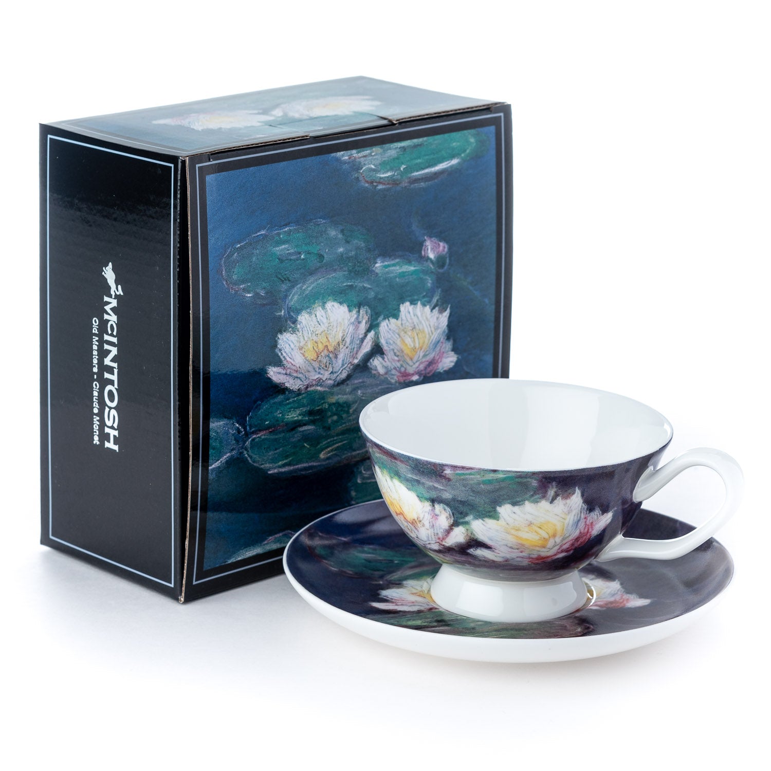 Monet-water Lily Lotus Flower Mug Large Ceramic Bone China