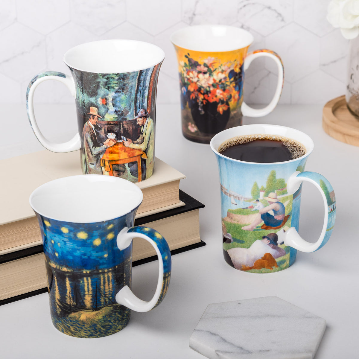 Post-Impressionists set of 4 Mugs | McIntosh Mugs