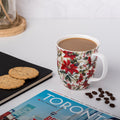 Chintz Poinsettia Java Mug