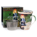 Renoir Girl with a Watering Can Tea Mug w/ Infuser and Lid