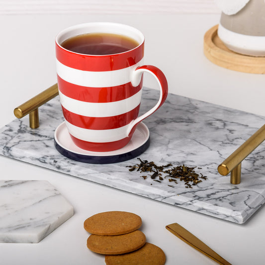 Stars & Stripes Tea Mug w/Infuser & Lid