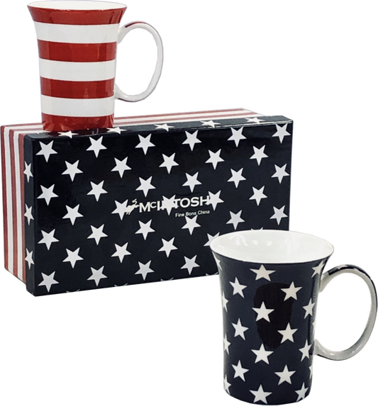 Stars & Stripes Mug Pair