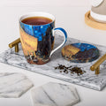 Van Gogh Cafe Terrace at Night Tea Mug W/Infuser and Lid